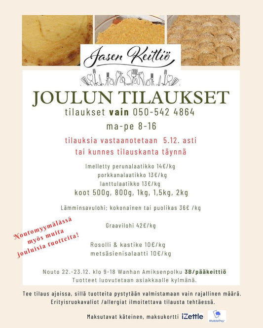 Joulun tilaukset