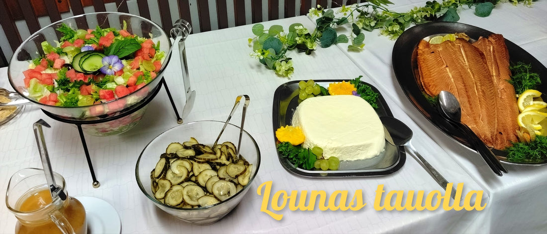 Lounas ja noutobuffet tauolla kesän pitojen vuoksi